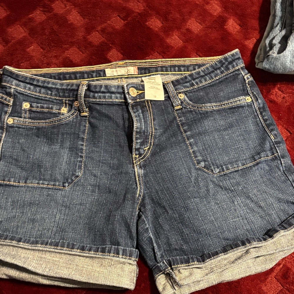 Levi's Dark Blue Jean Shorts excellent condition